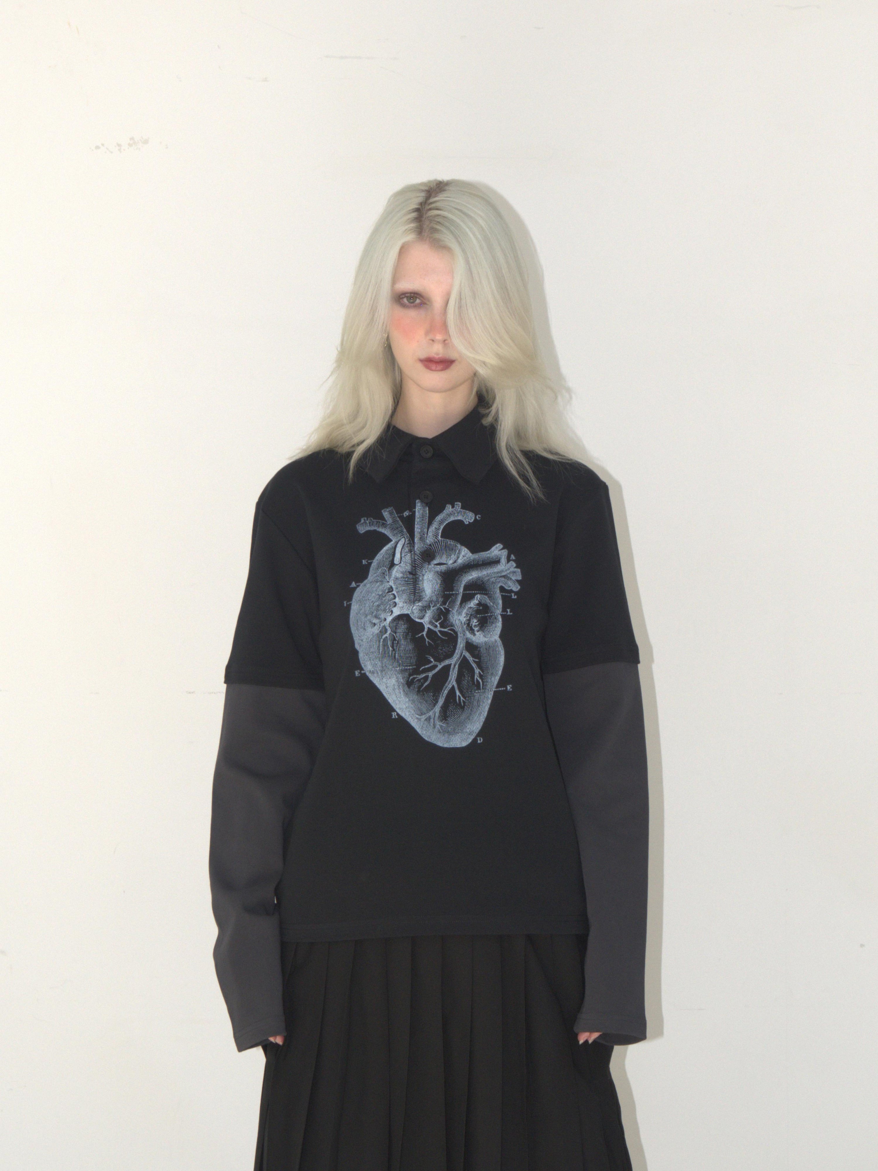 Letter From Aliene Long Sleeve BLACK - KATER 카터 - CAVA LIFE