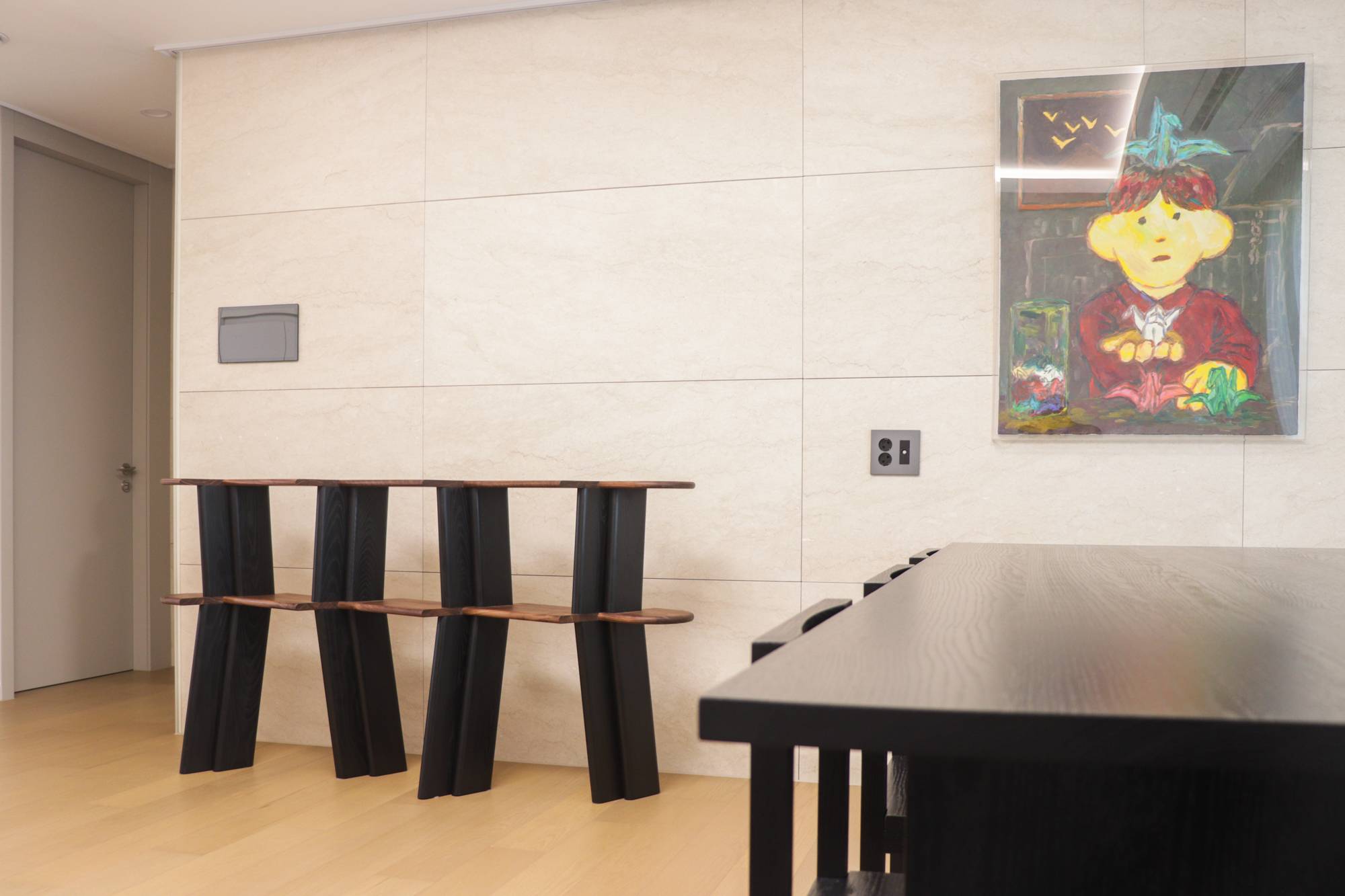 Pinar Shelf | Walnut, Black