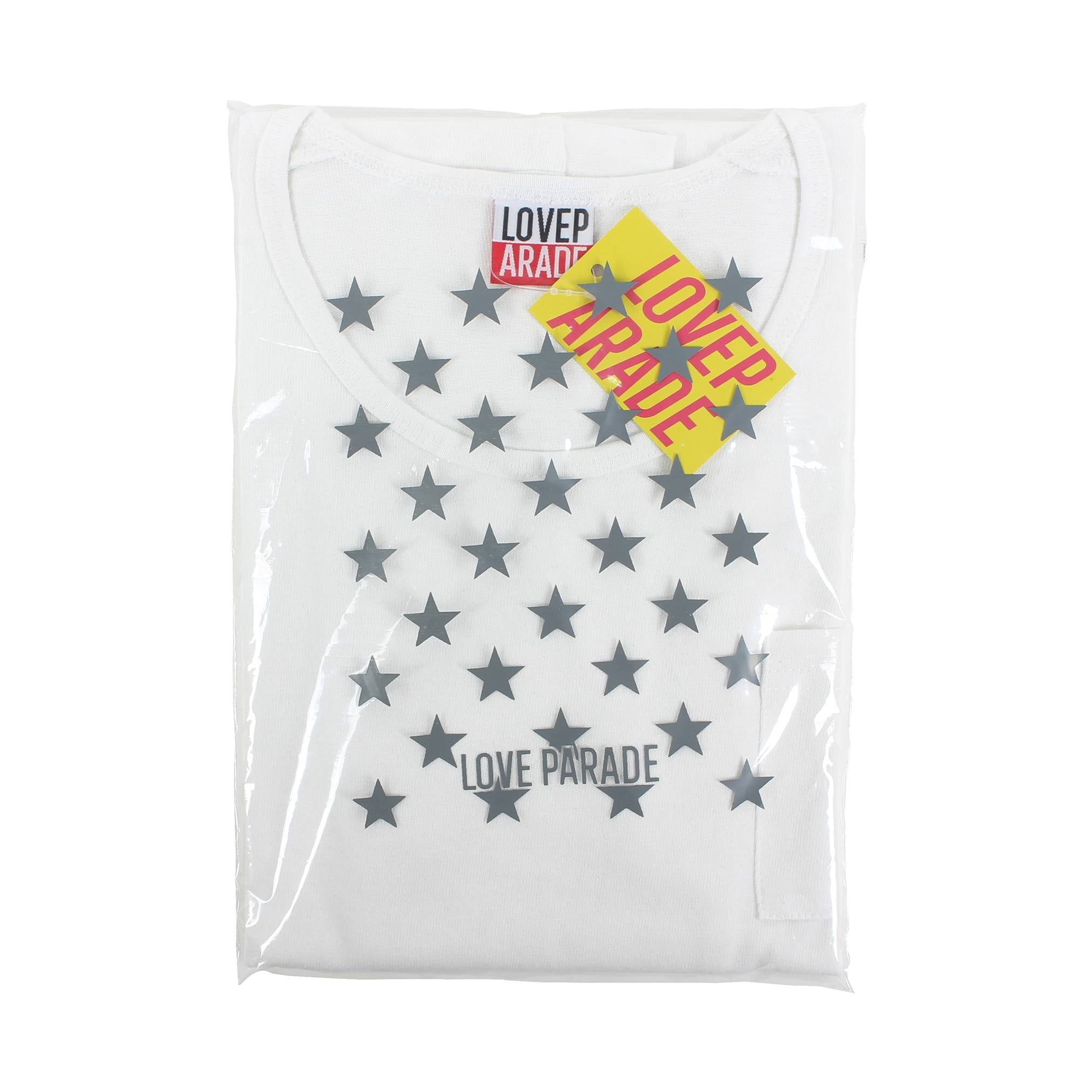 Pocket T shirt (LOVE PARADE Merch) - White - LOVE PARADE 러브퍼레이드 - CAVA LIFE