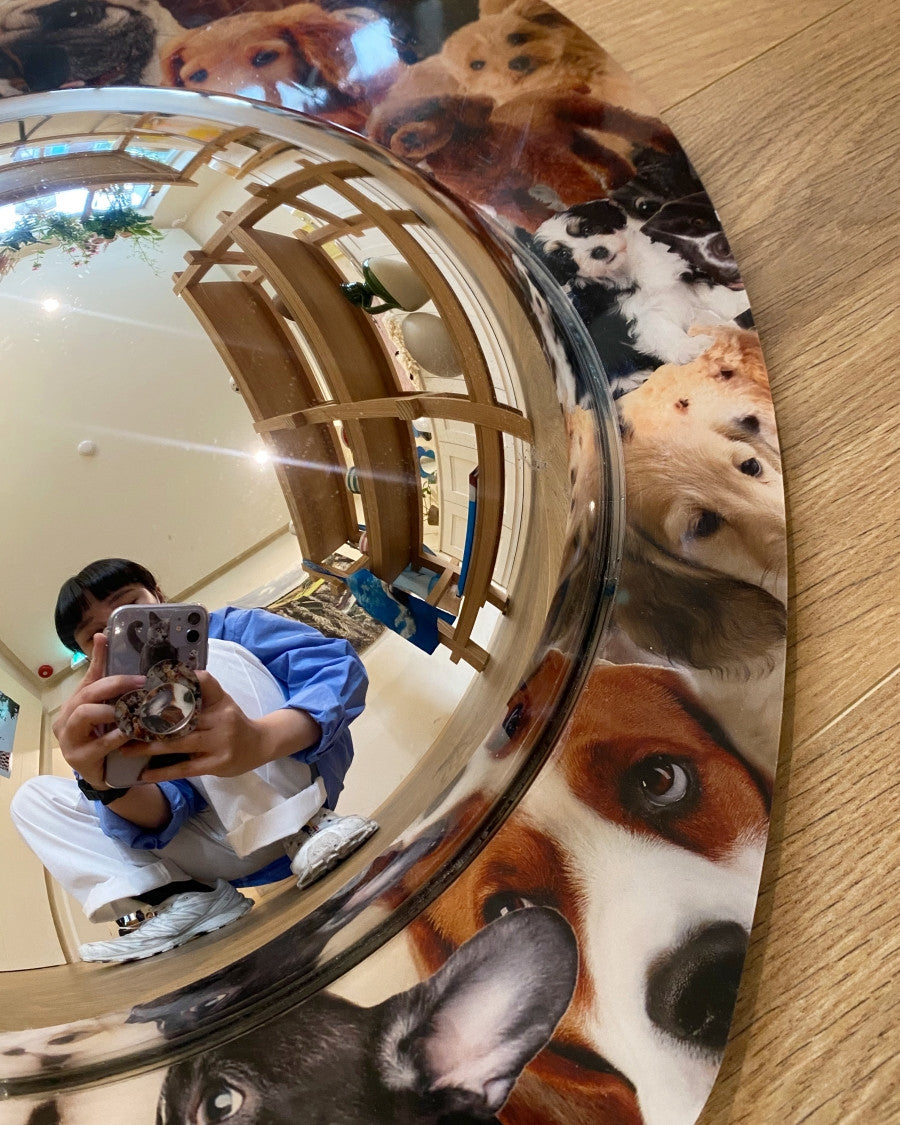 러브퍼피 아크릴 볼록거울 - you like what 유라이크왓 - CAVA LIFE