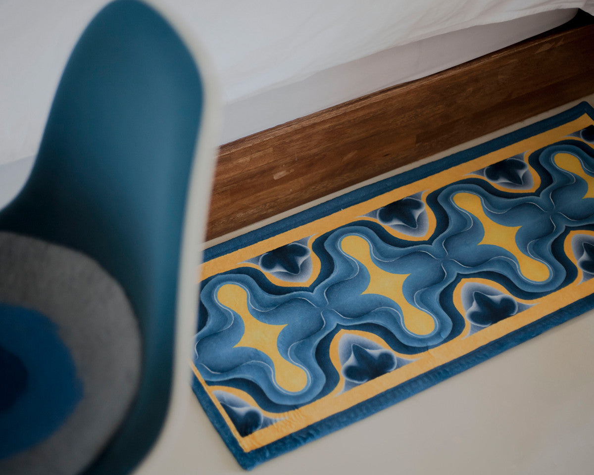 BLUE SHELL RUG - inmiro 인미로 - CAVA LIFE