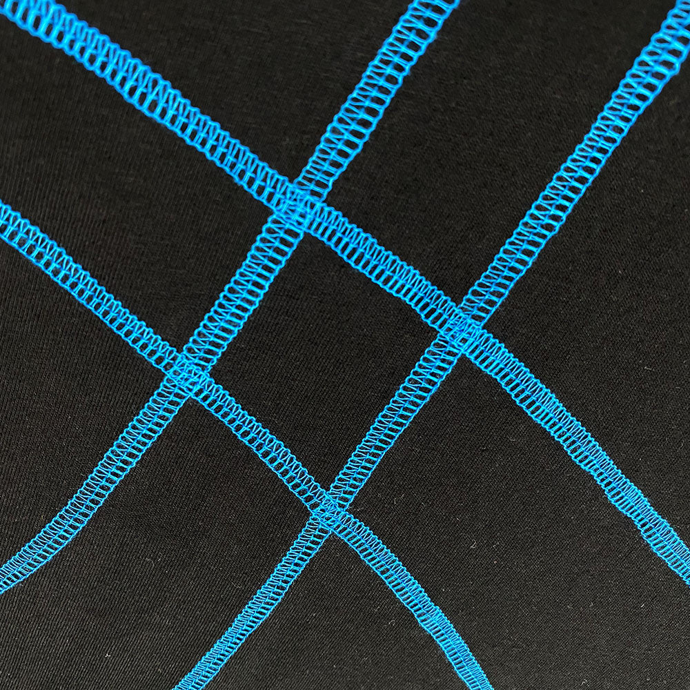 FAIR PLAY FOOTBALL T-SHIRTS (BLACK/BLUE) - IRREGULAR STUDIO 이레귤러 - CAVA LIFE