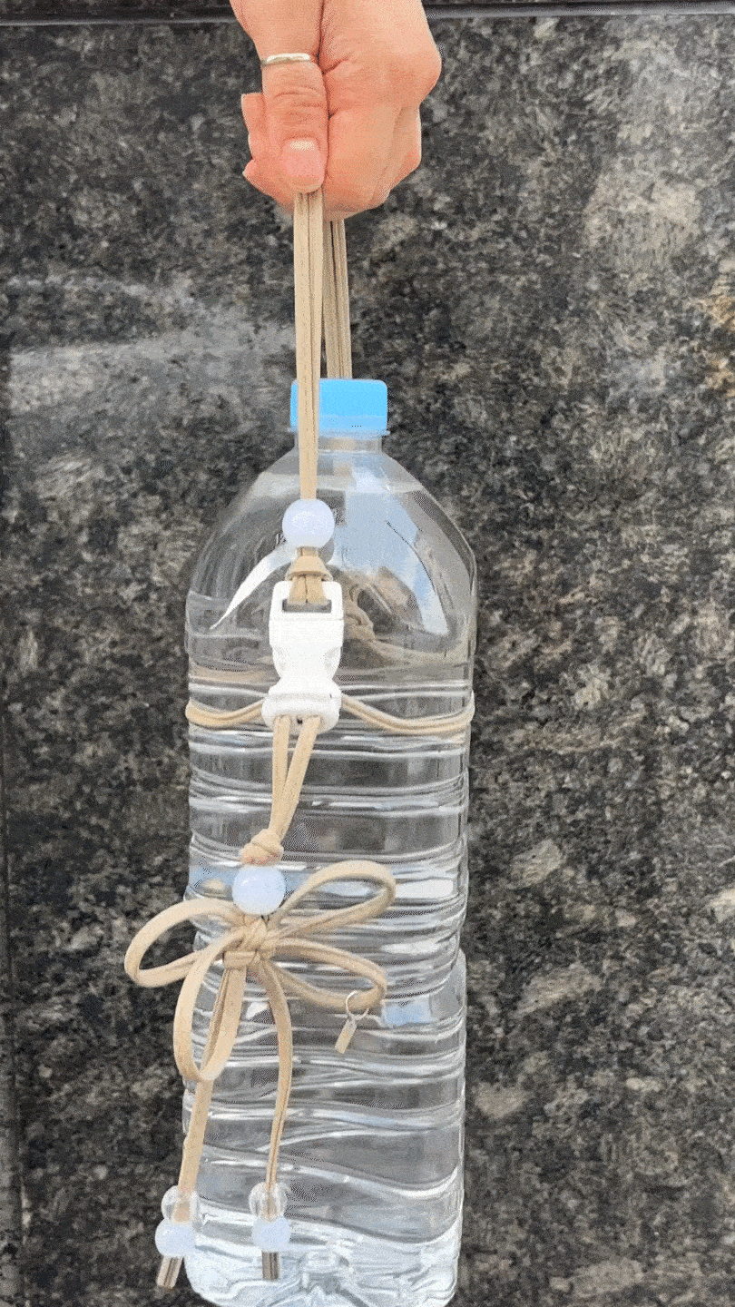 가죽 매듭 텀블러백 (Leather Maedeup Tumbler Bag)