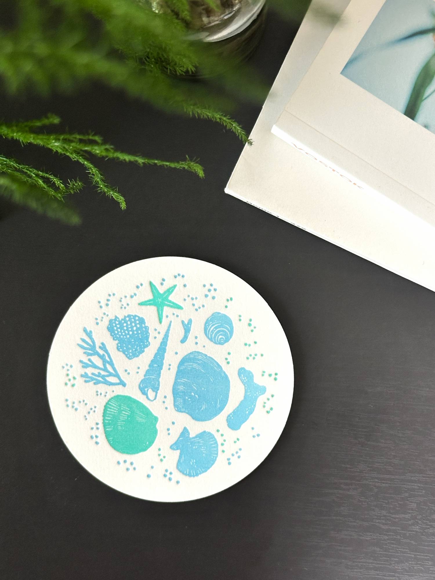 [A PLATE] On the Shore Message Card