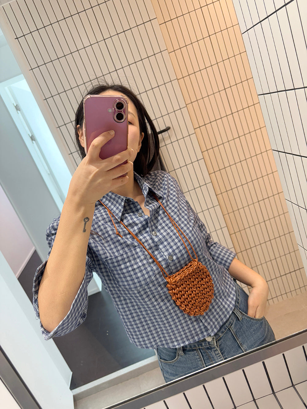 Mini Basket Cross Bag 미니 바스켓 크로스 백 - Camel