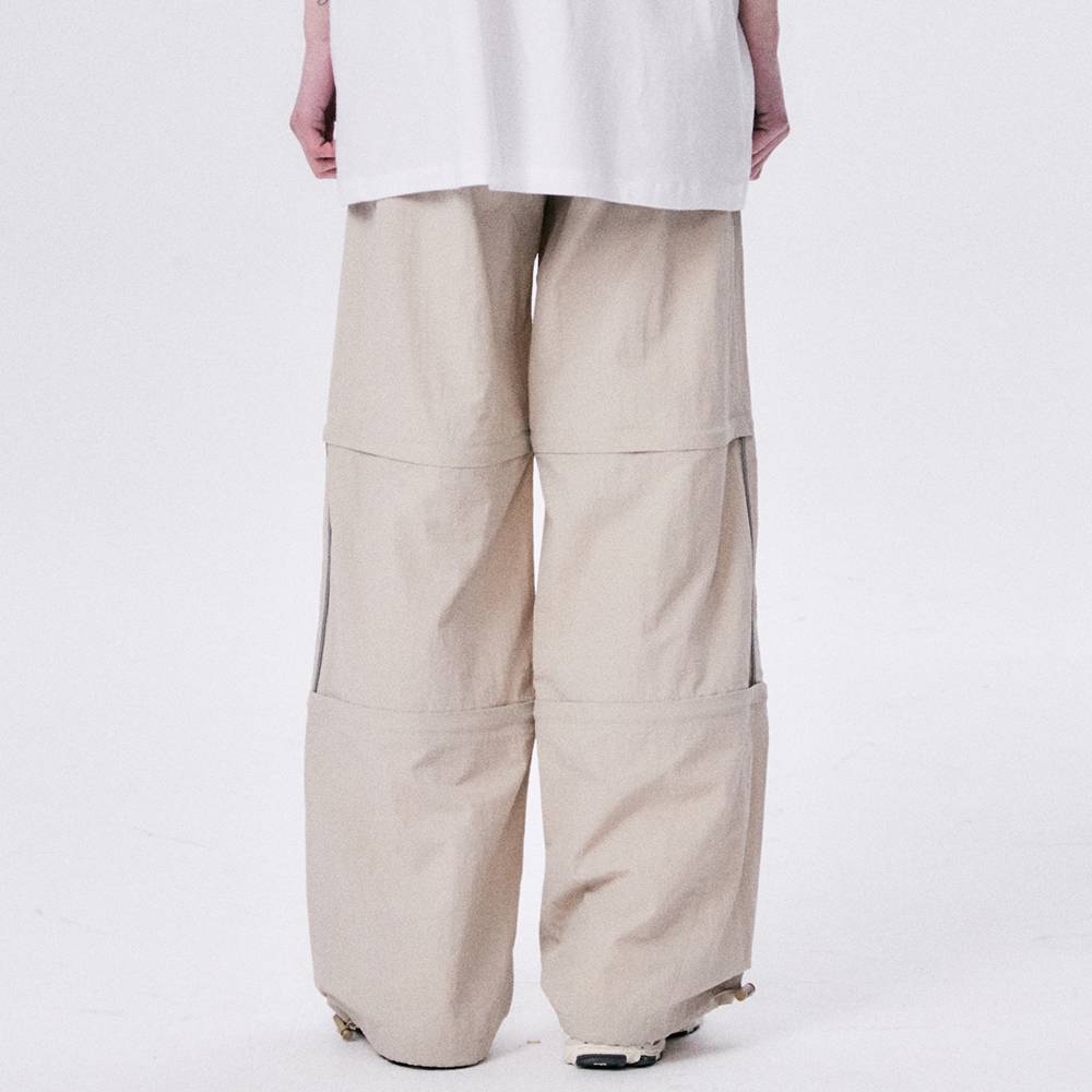 REFLECTED 3 PARTS PANTS / SAND - HALOMINIUM  할로미늄 - CAVA LIFE