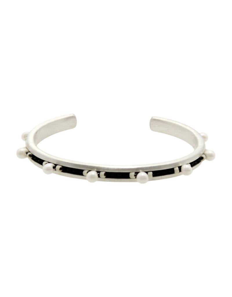 punky balloon crochet bangle