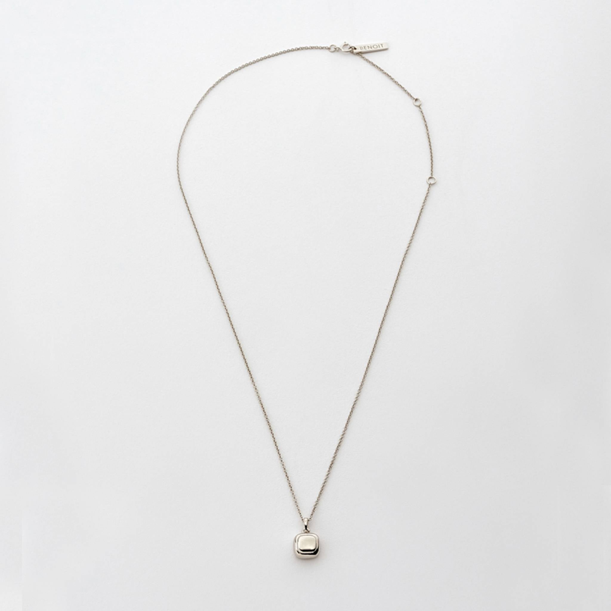 Double Square Pendant [Silver] - BENOIT 베누아 - CAVA LIFE