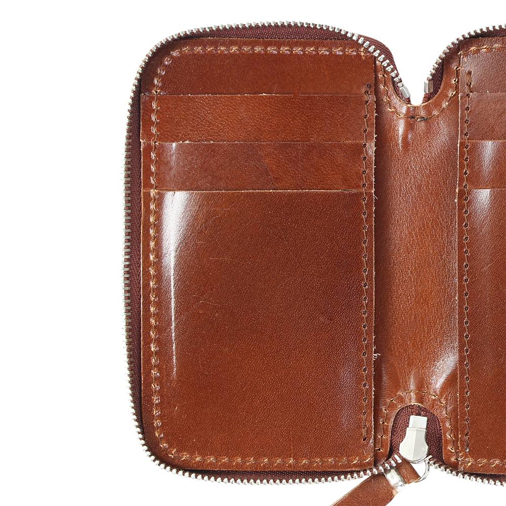 STUD WALLET - Brown