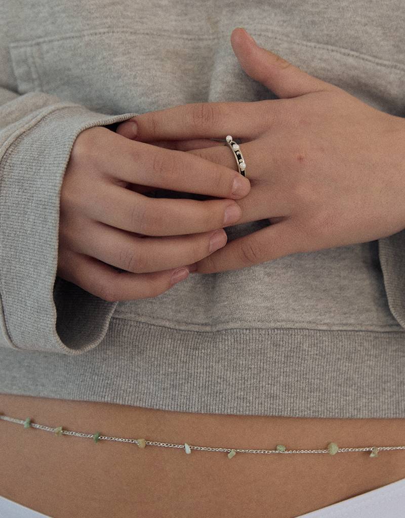 punky balloon crochet ring