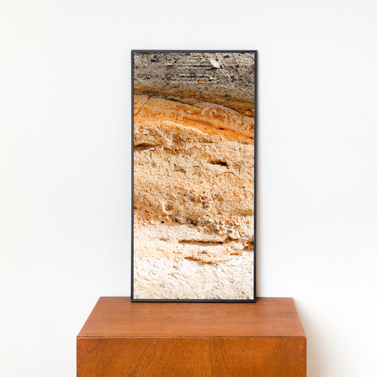 토 사주 질감 파노라마 개운 포스터 / Earth supports you