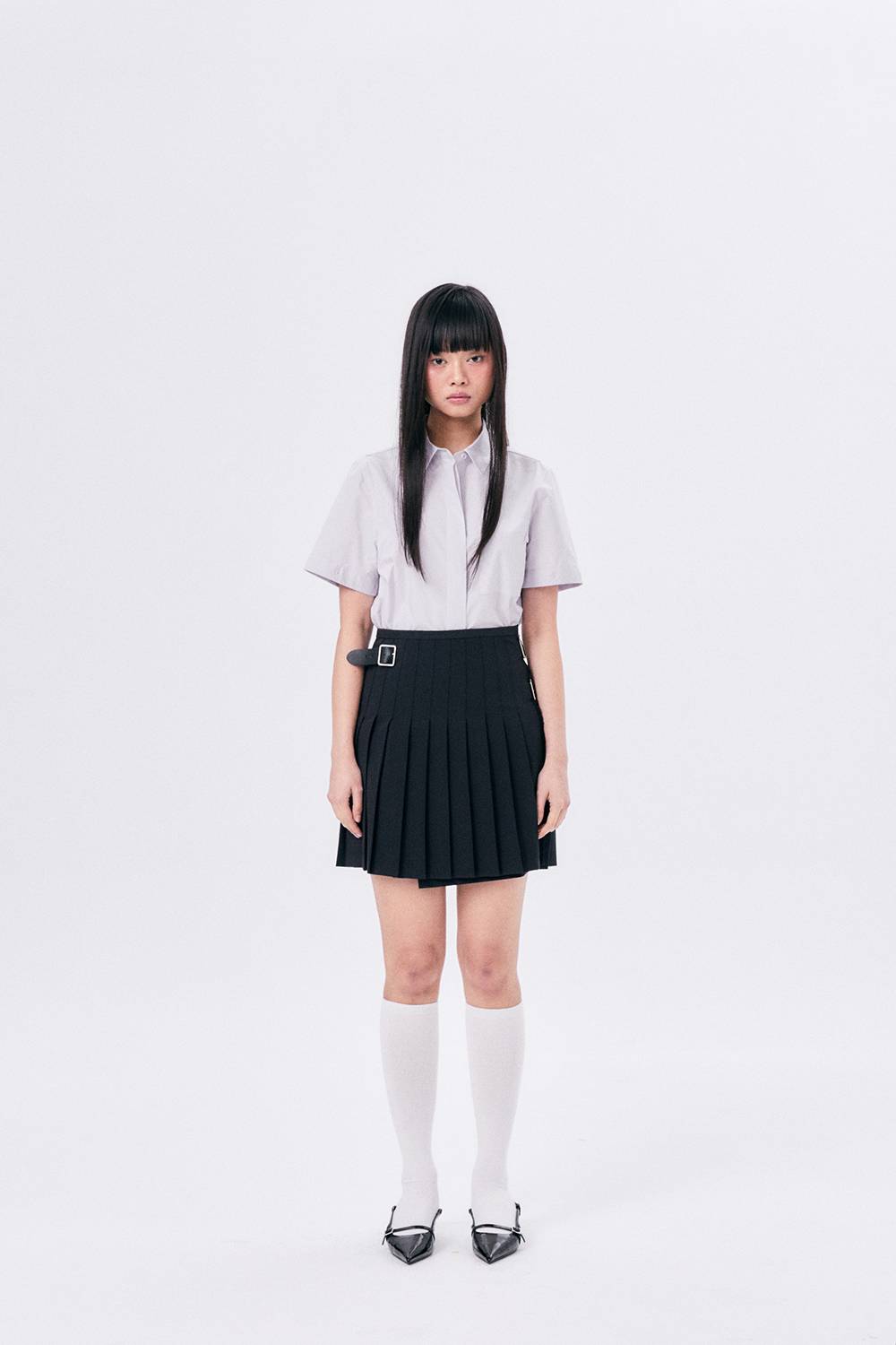 SHIRT JACKET / PALE PURPLE - HALOMINIUM  할로미늄 - CAVA LIFE