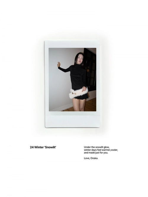 TOGGLE FUR BELT (IVORY)