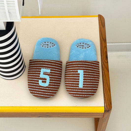 51 O’Clock Stripe Room Shoes
