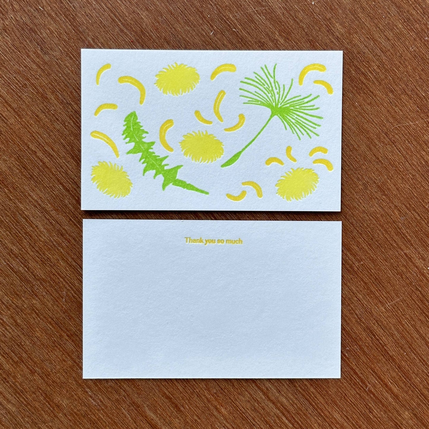 [SMALL PLATES] Dandelion Message Card