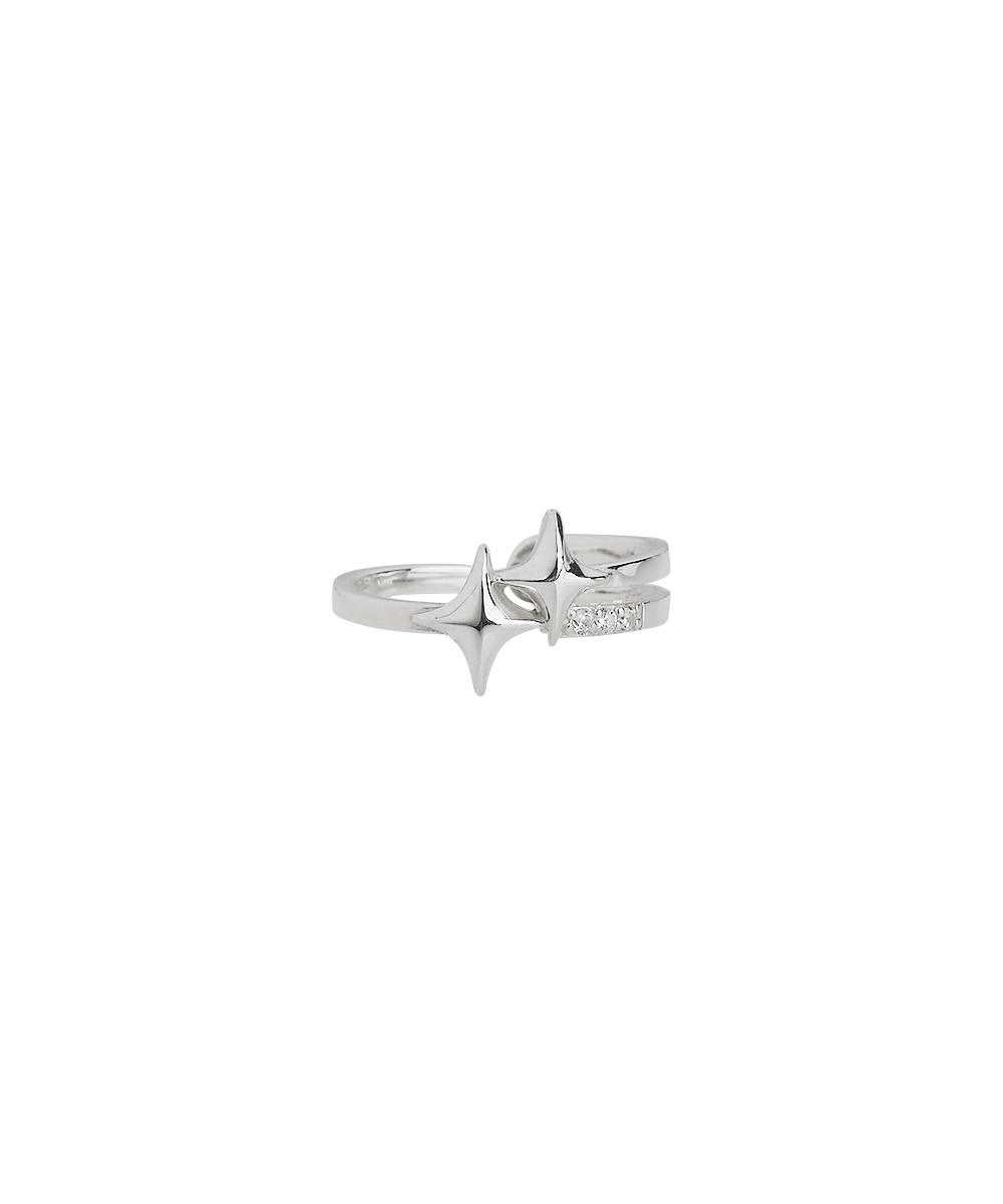 CUBIC SPARKLE RING l SILVER - XANADU - CAVA LIFE