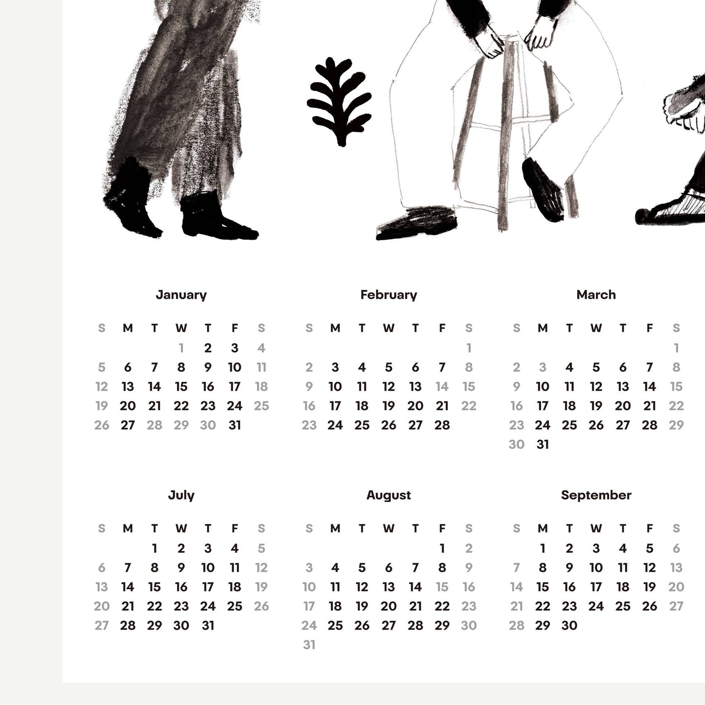 [2025년 캘린더] 드로잉 리소그라피 캘린더