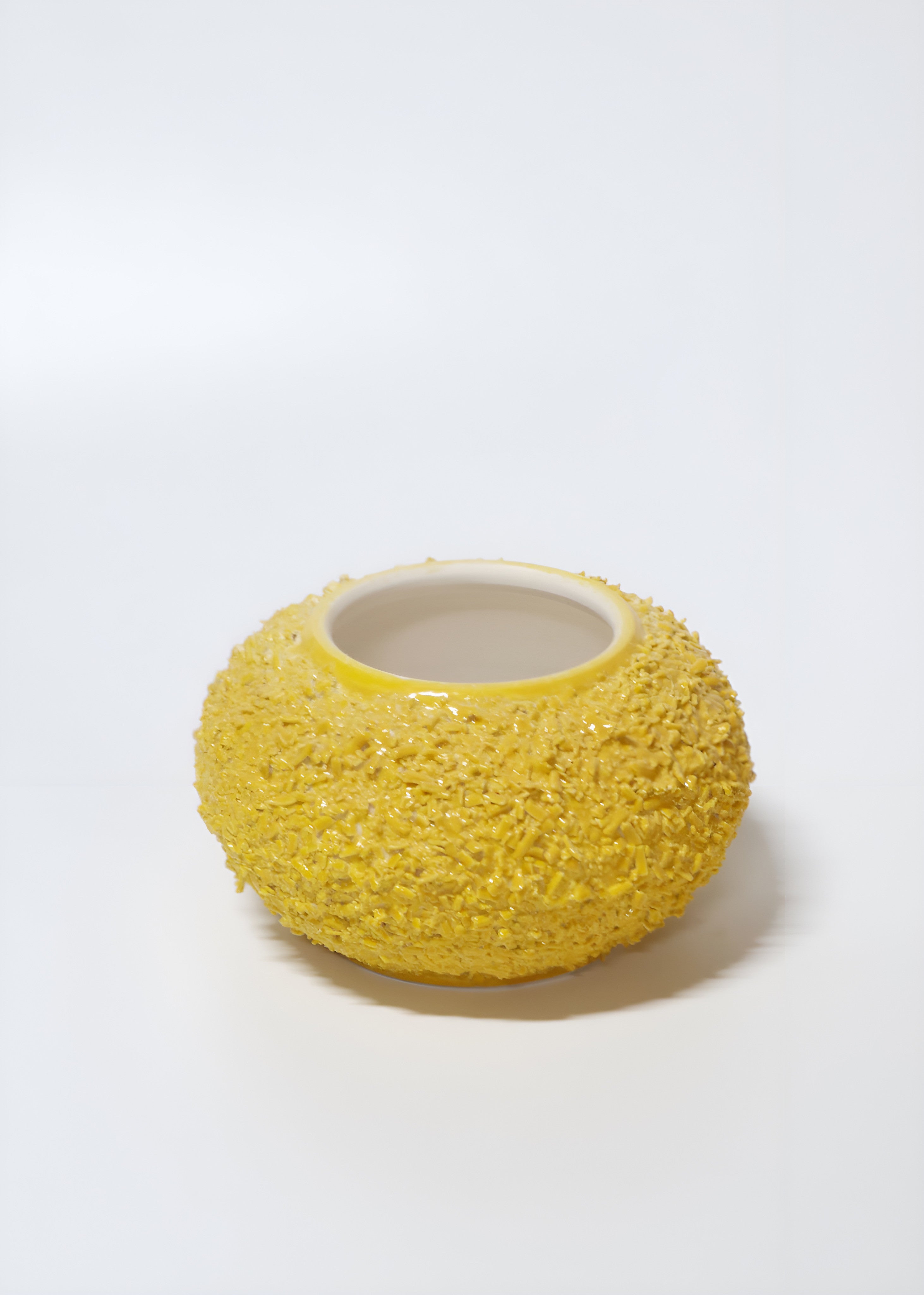 texture medium jar (yellow) - Shinyejiceramics 신예지 - CAVA LIFE