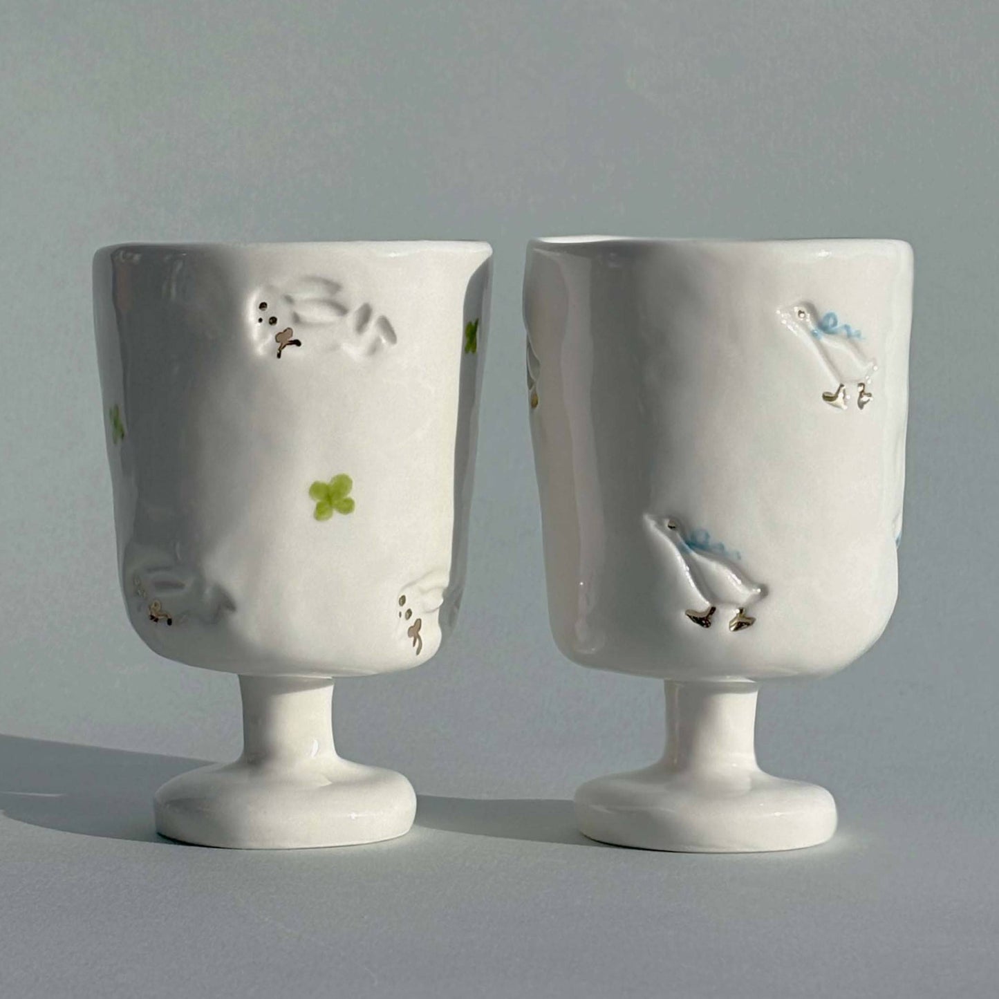 Clover-rabbit goblet
