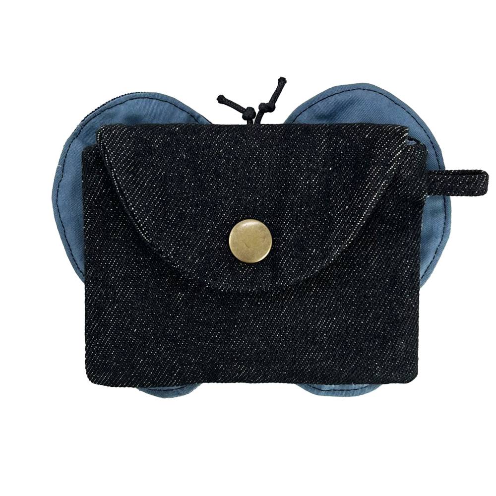 나비 수집 데님 카드지갑 NB001R