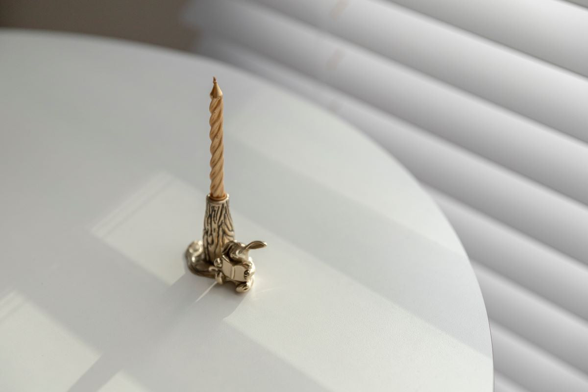 토끼와 나무 캔들 홀더 - studio DoMO 스튜디오 도모 - CAVA LIFE