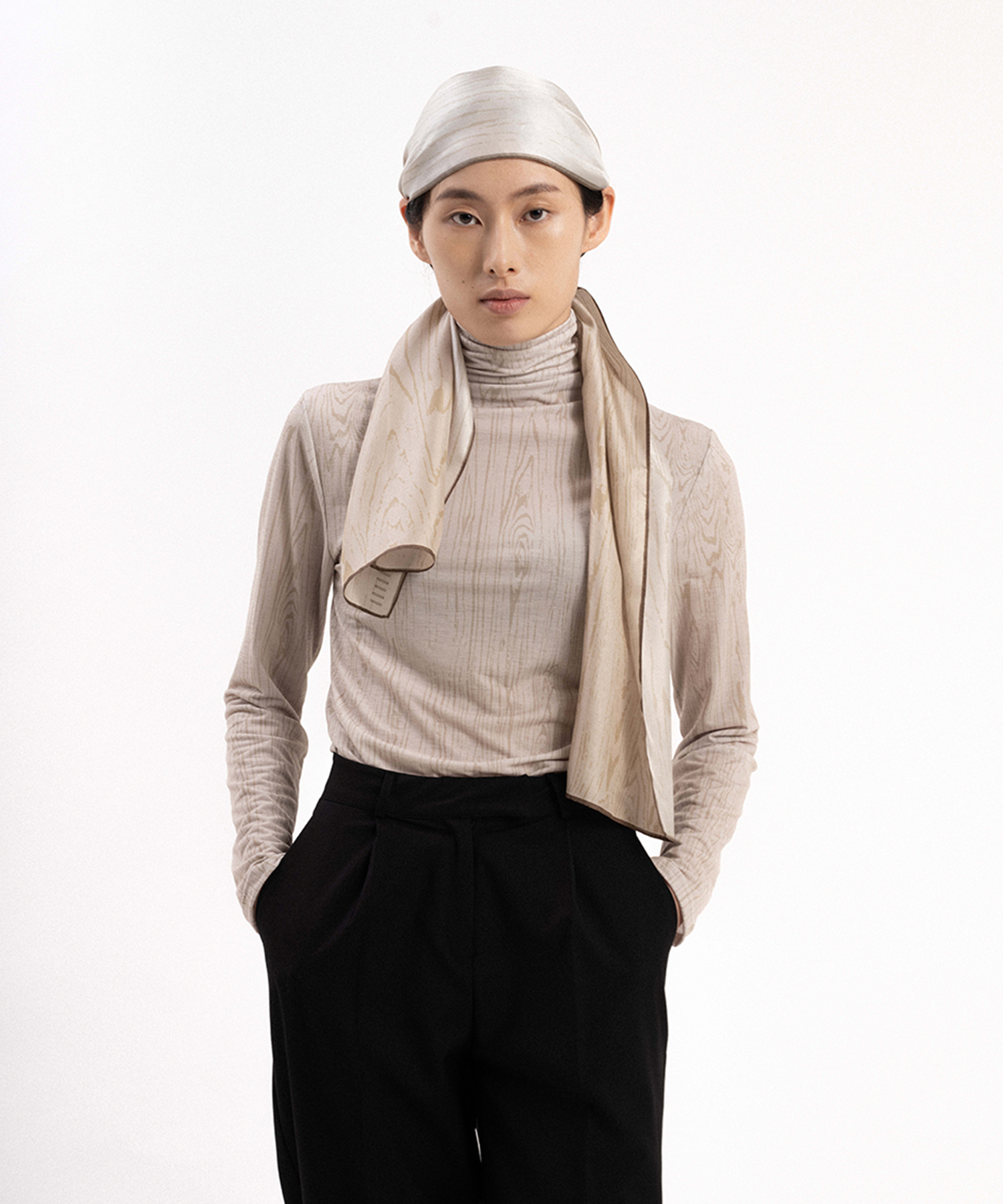 댕기 스카프 light green - komok 고목 - CAVA LIFE