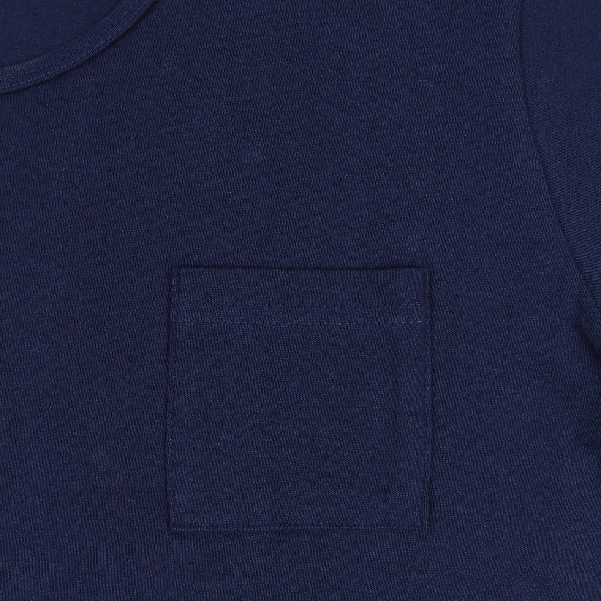 Pocket T shirt (LOVE PARADE Merch) - Navy - LOVE PARADE 러브퍼레이드 - CAVA LIFE