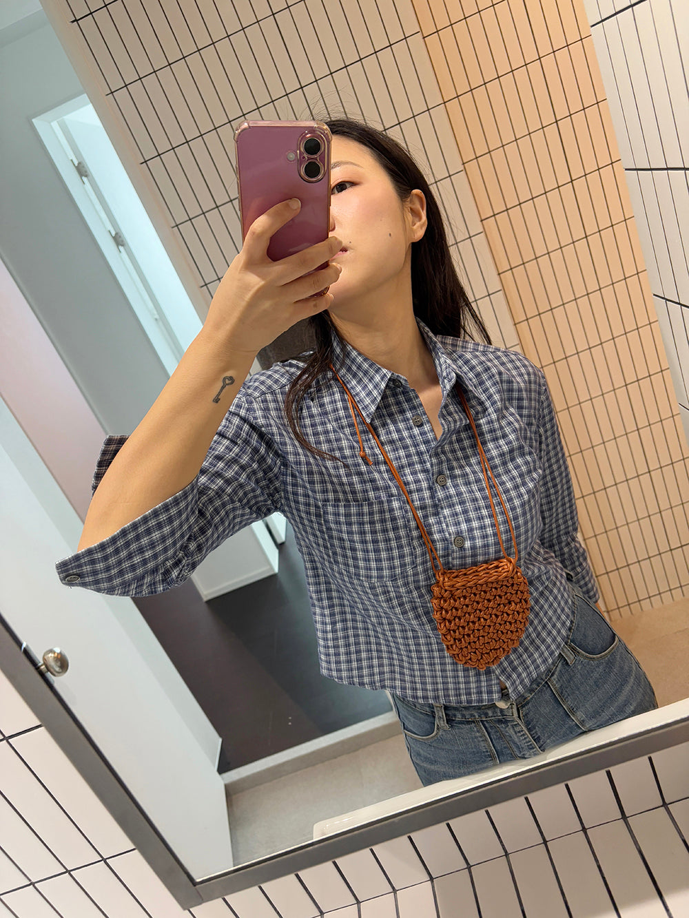 Mini Basket Cross Bag 미니 바스켓 크로스 백 - Camel