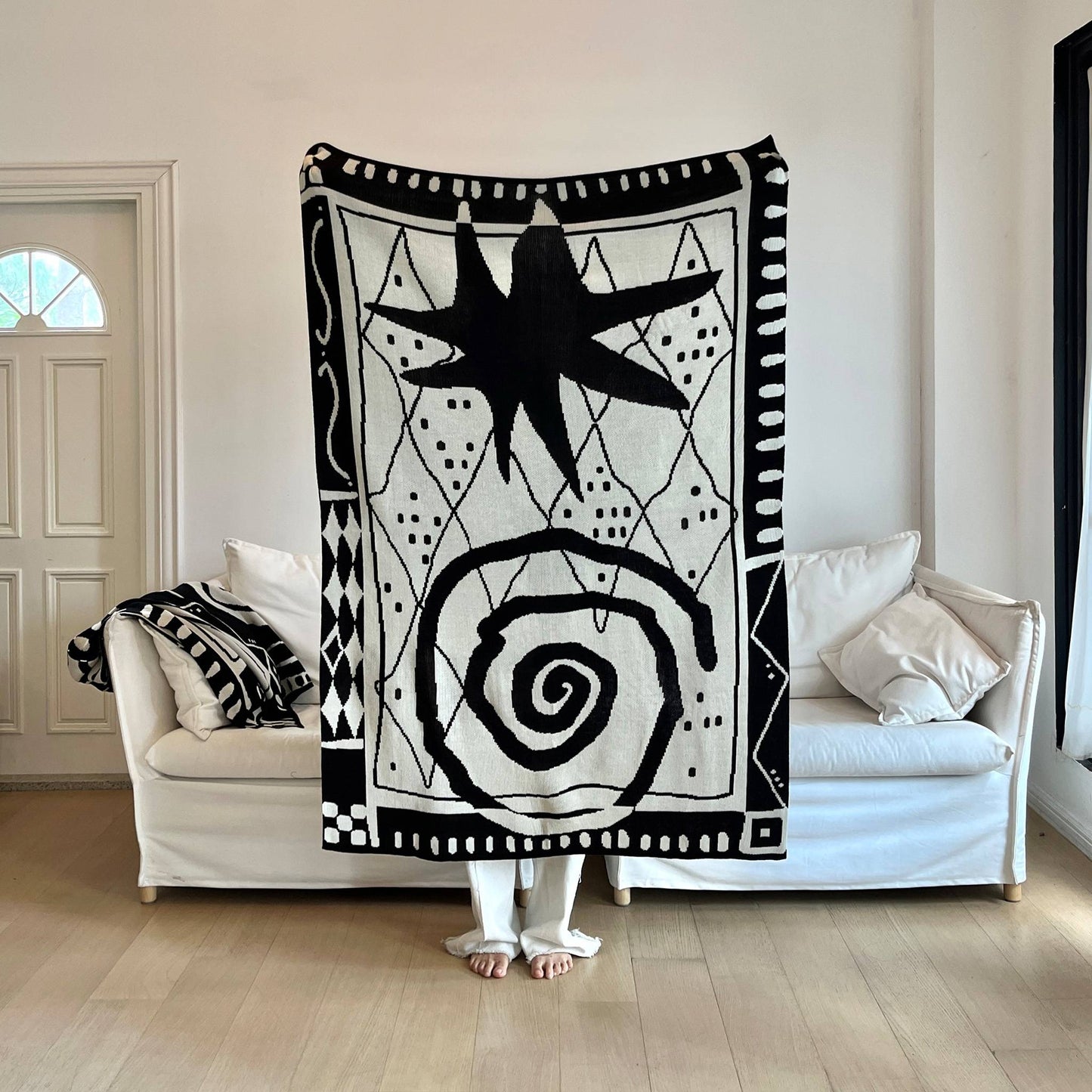 Totem Knit Blanket