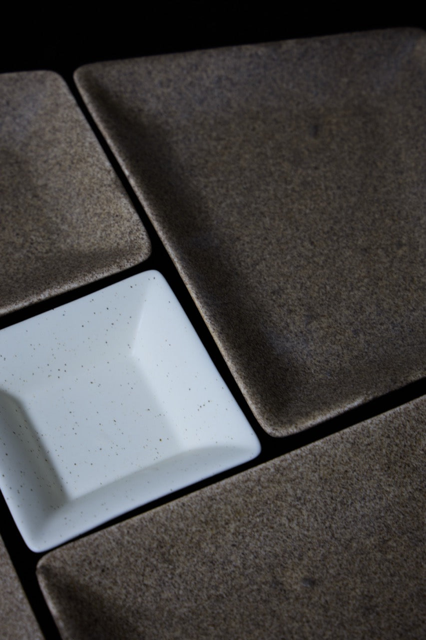 003 퍼즐 접시 세트 - 스톤스타일