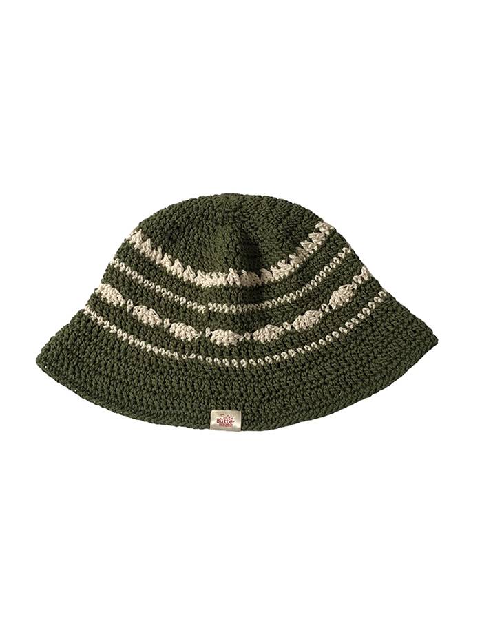 White Shell Bucket / 화이트 쉘 버킷햇 - Khaki - saltybutterhandworks 솔티버터핸드웍스 - CAVA LIFE