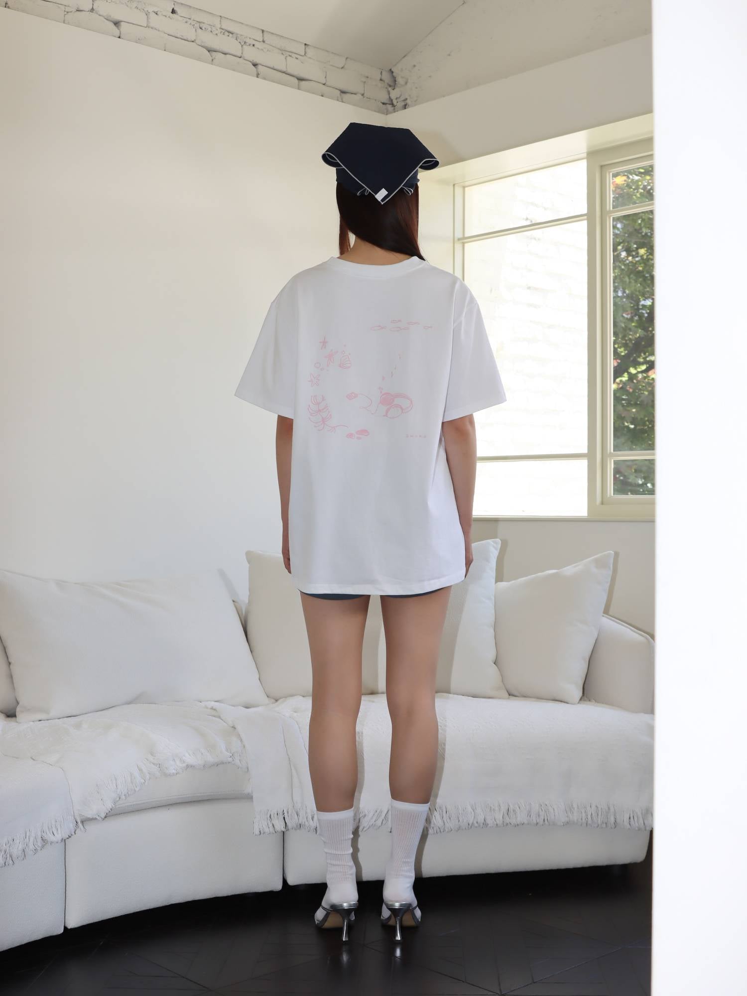 PRINCESS SQUID T-SHIRT (WHITE)