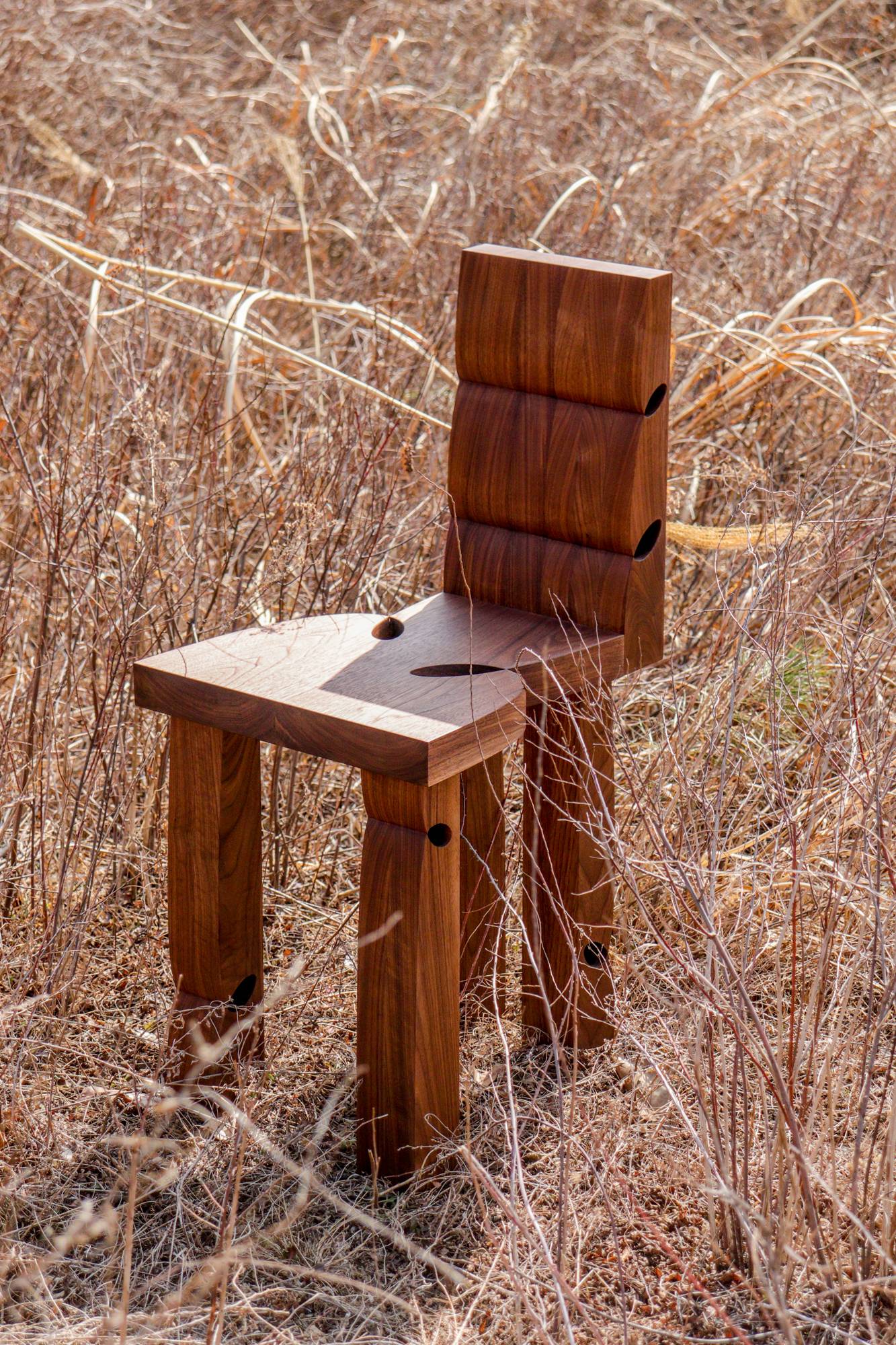 Curly Chair 001 | Walnut