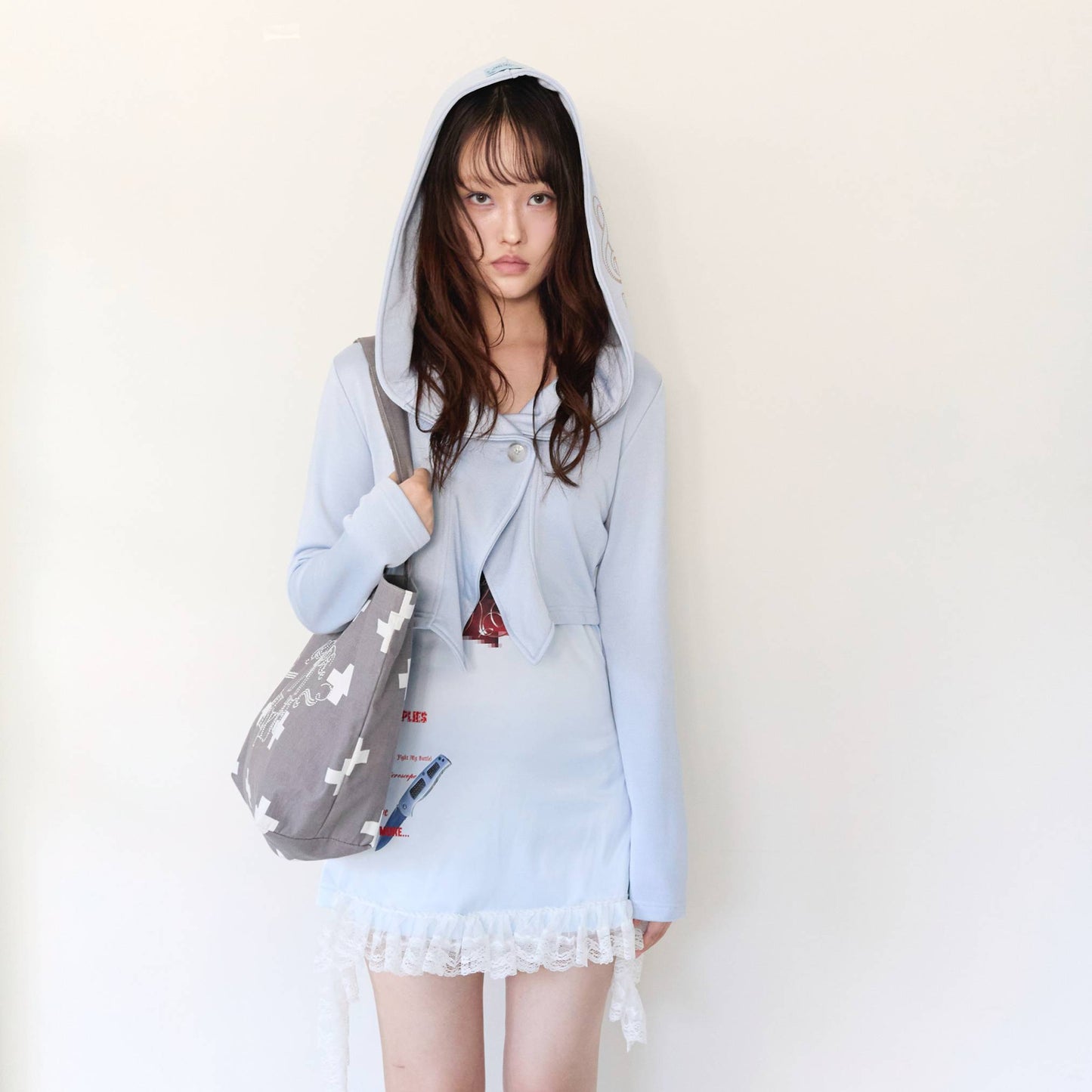 Born to Be Extra Bag-  Grey