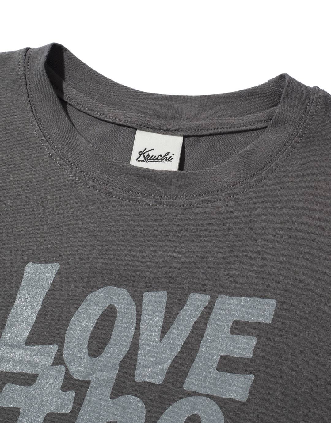 LTM Crop T-shirt (DARK GREY)