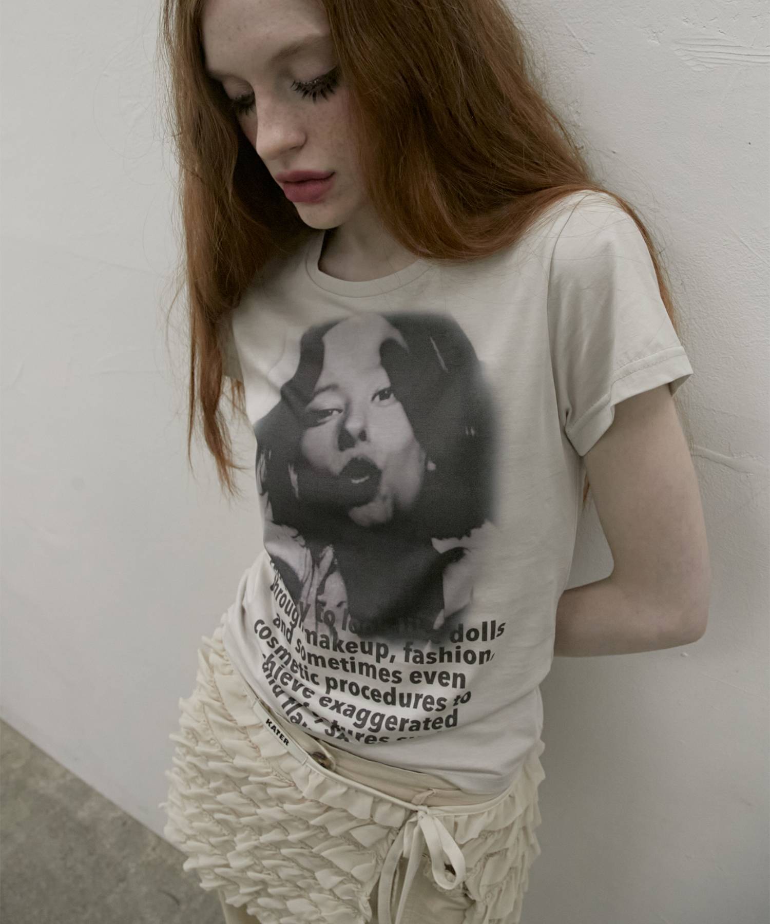 Your Skin Short Sleeve Tee BEIGE