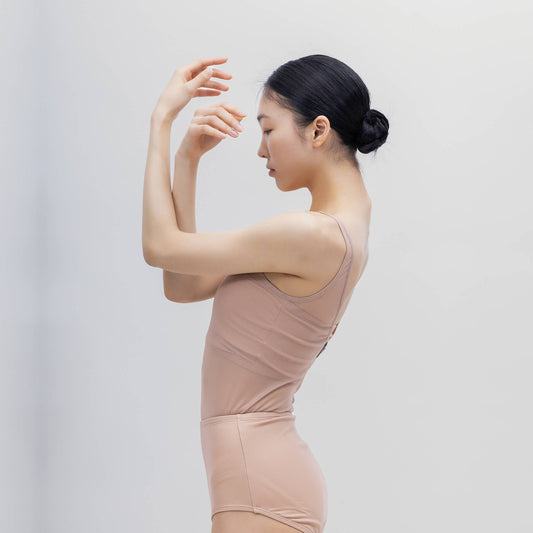 SHEER LAYERED BODYSUIT [NUDE]