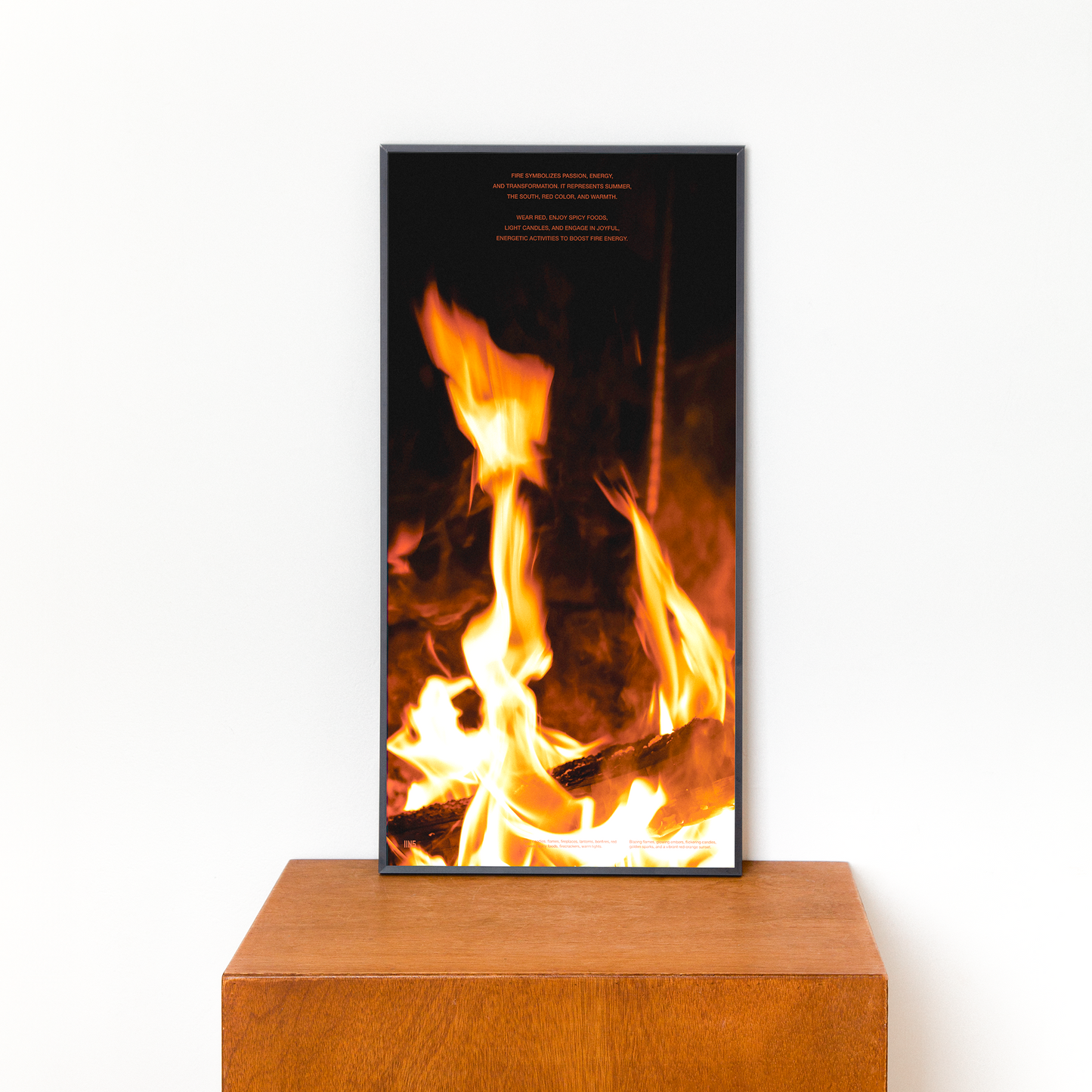 화 사주 질감 파노라마 개운 포스터 / Fuel your spark