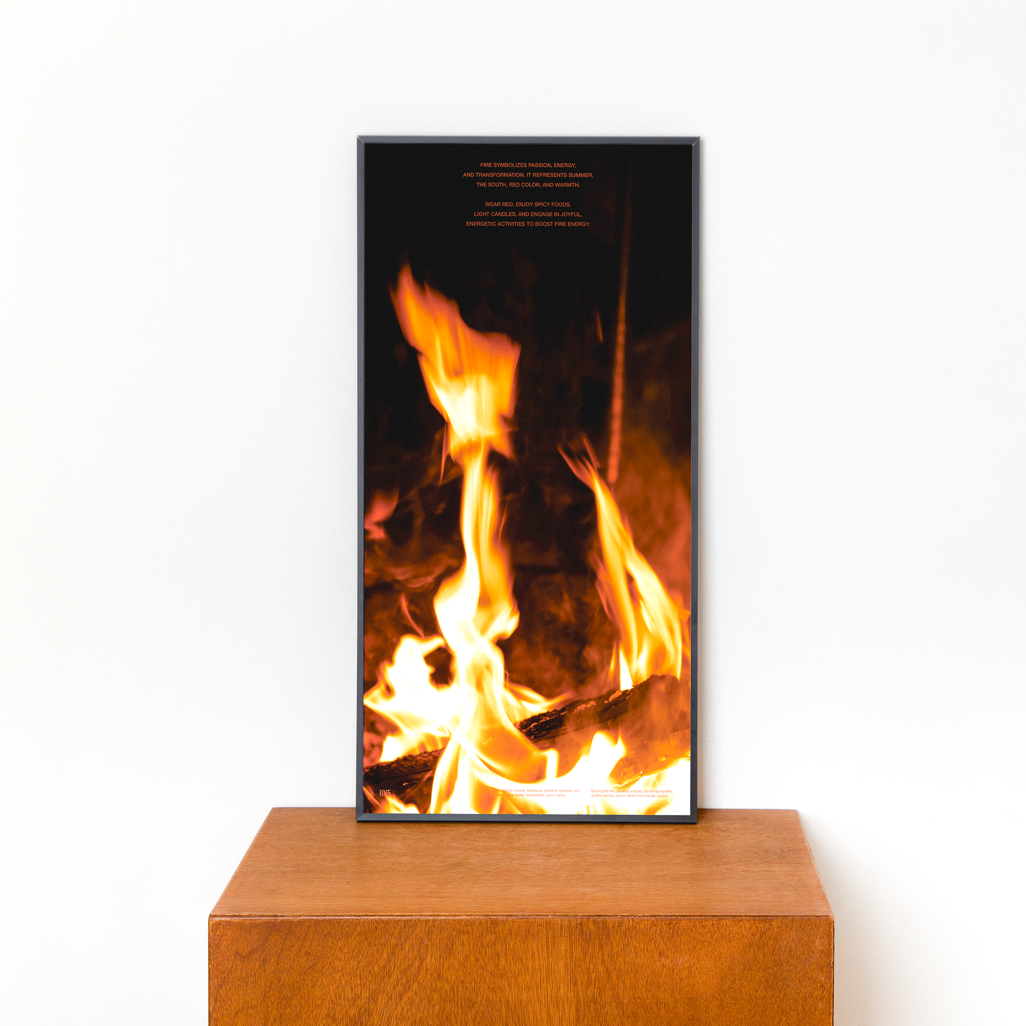 화 사주 질감 파노라마 개운 포스터 / Fuel your spark