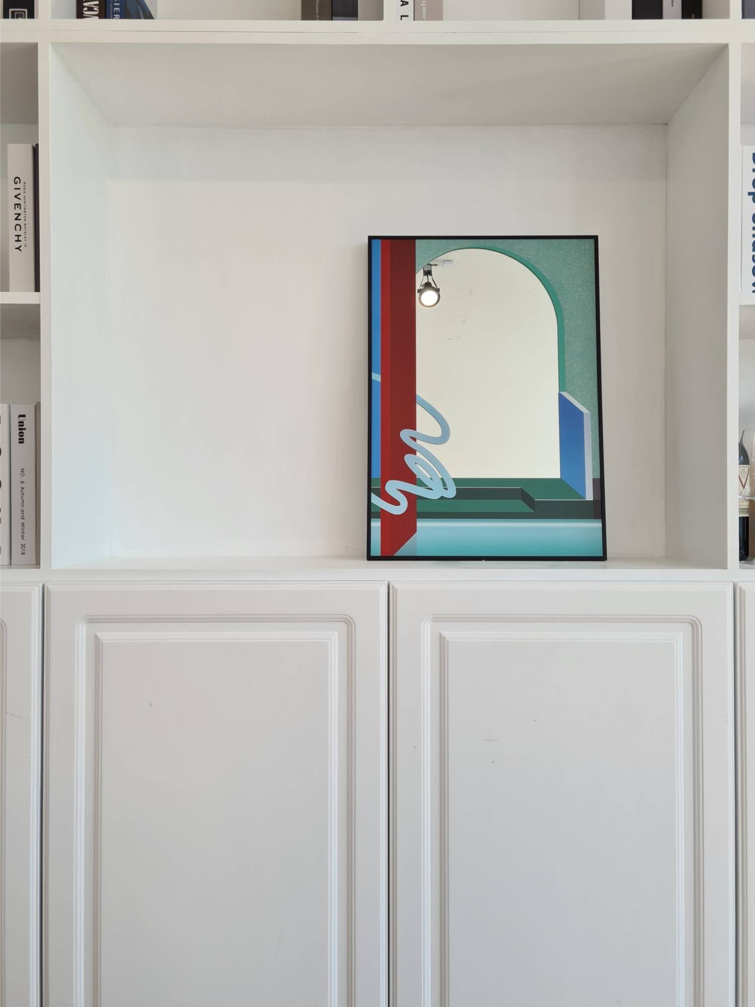 곡선의 문 포스터 거울_B3