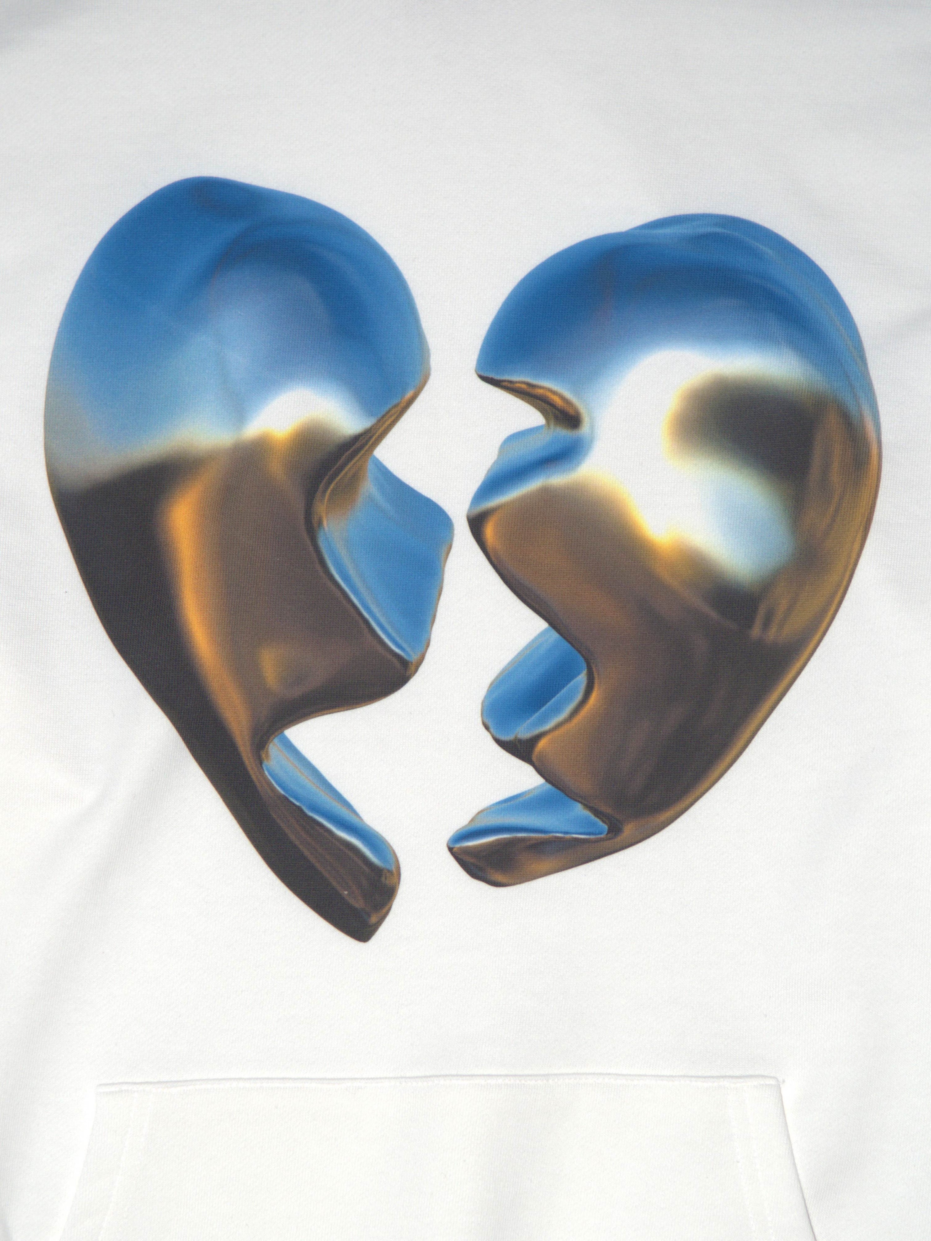 Broken Heart Hoodie IVORY - KATER 카터 - CAVA LIFE