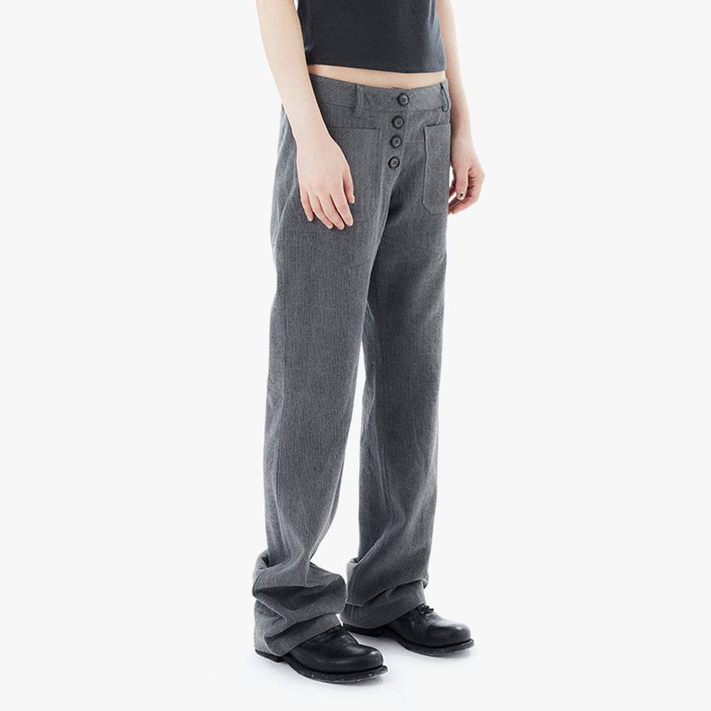 STRIPE BOOTSCUT / GRAY