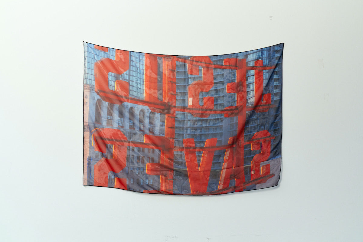 FEELING BEFORE SEEING Photo Chiffon Poster - Salt.Studio 솔트 스튜디오 - CAVA LIFE