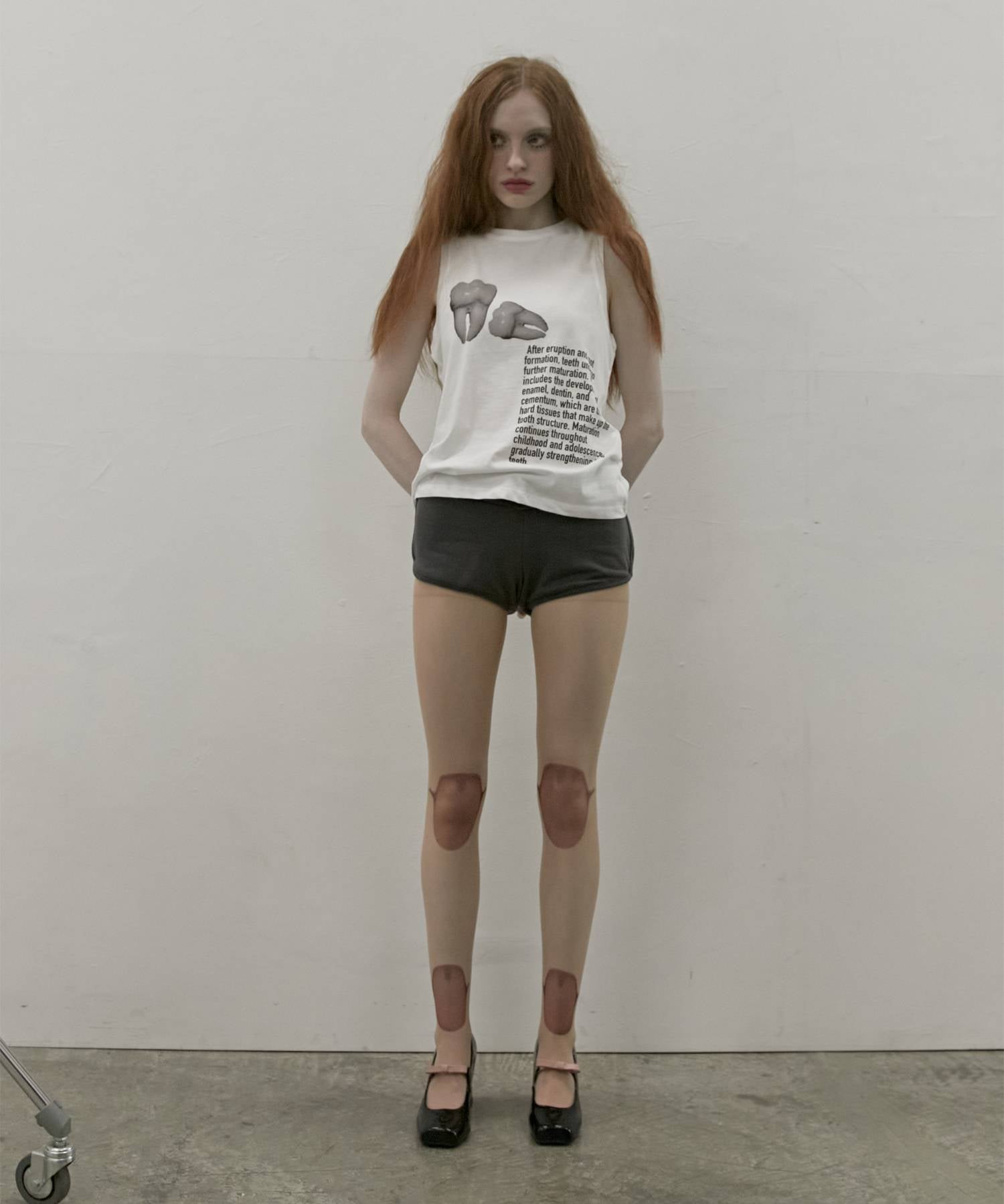 Teeth Sleeveless Tee WHITE