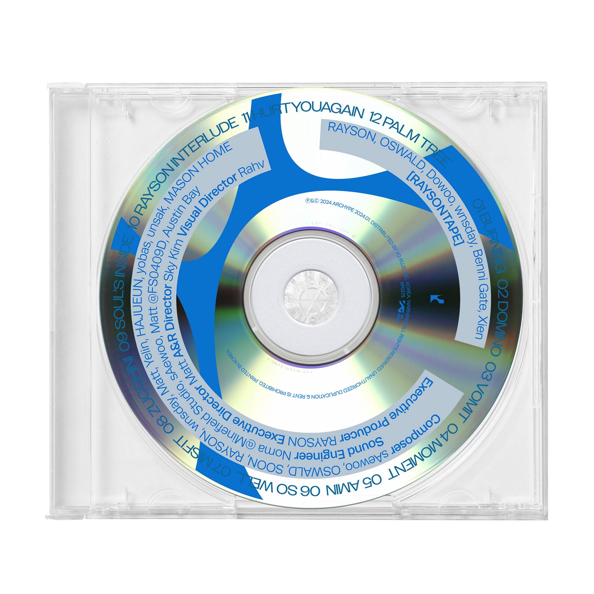 아크하입 정규 1집 [RAYSONTAPE] ARCHYPE X CDY EDITION (LIMITED) - ARCHYPE 아크하입 - CAVA LIFE