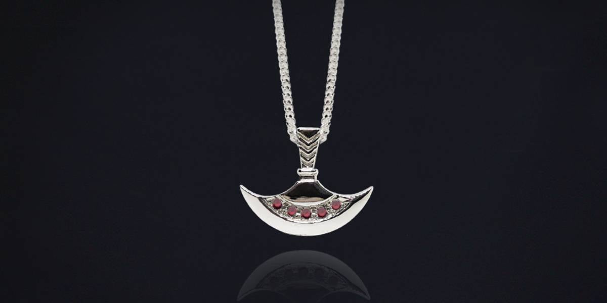 아누비스 가넷 창 목걸이 - Sekhmet 세크메트 - CAVA LIFE