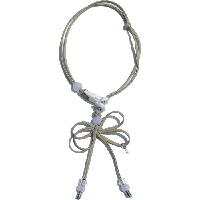 가죽 매듭 텀블러백 (Leather Maedeup Tumbler Bag)