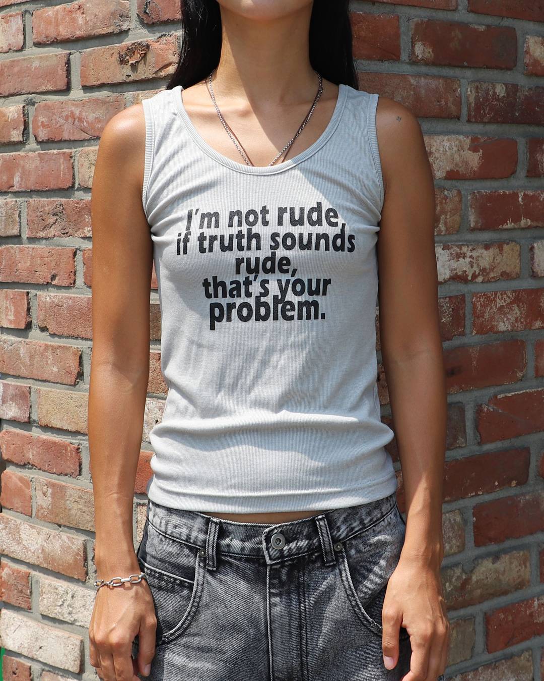 RUDE Sleeveless (GREY)