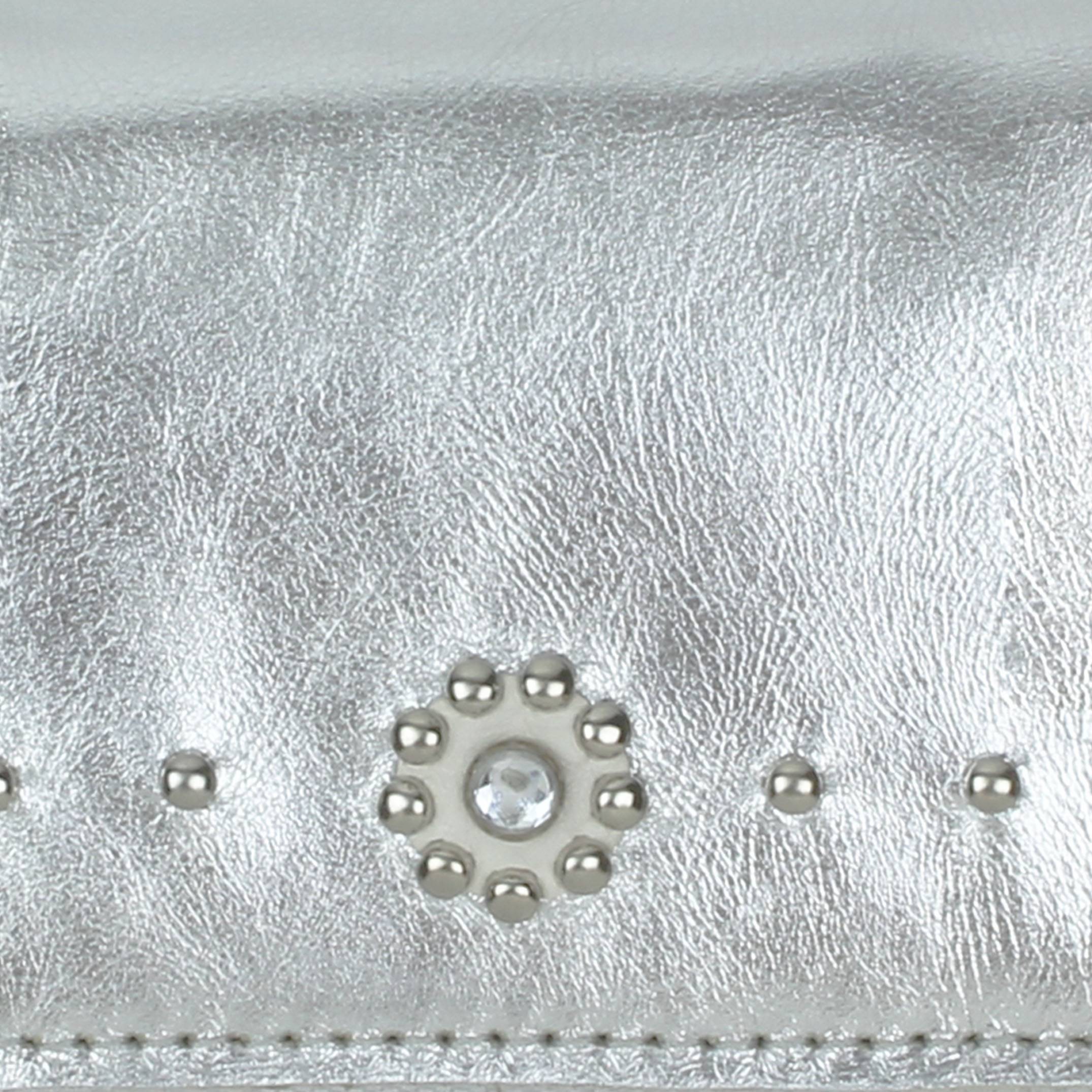 STUD WALLET - SILVER