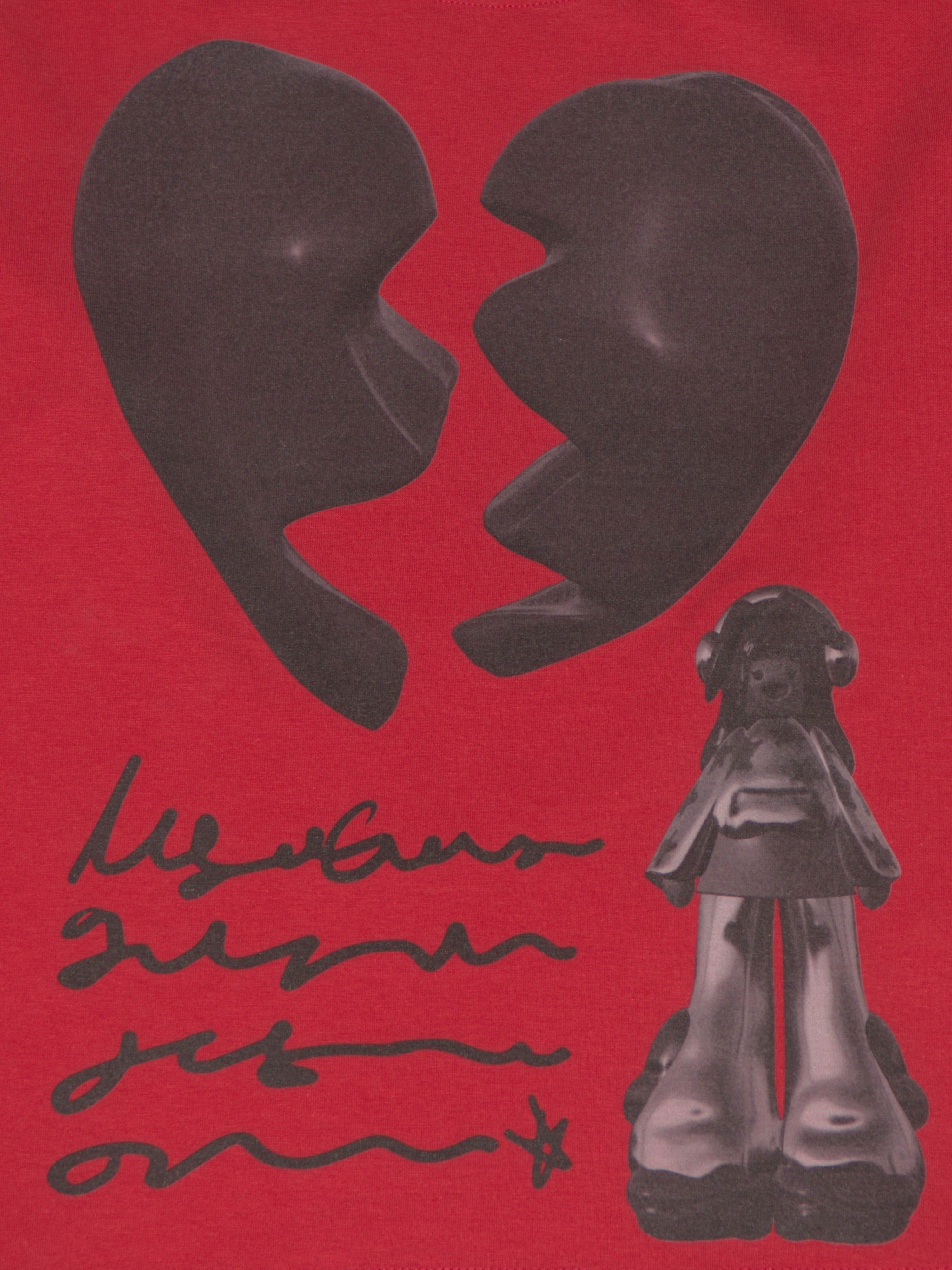 Letter From Alien Long Sleeve RED - KATER 카터 - CAVA LIFE